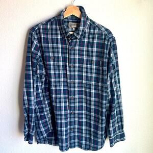 DULUTH Trading CO. Mens Trim Fit Flannel Long Sleeve Shirt Large L